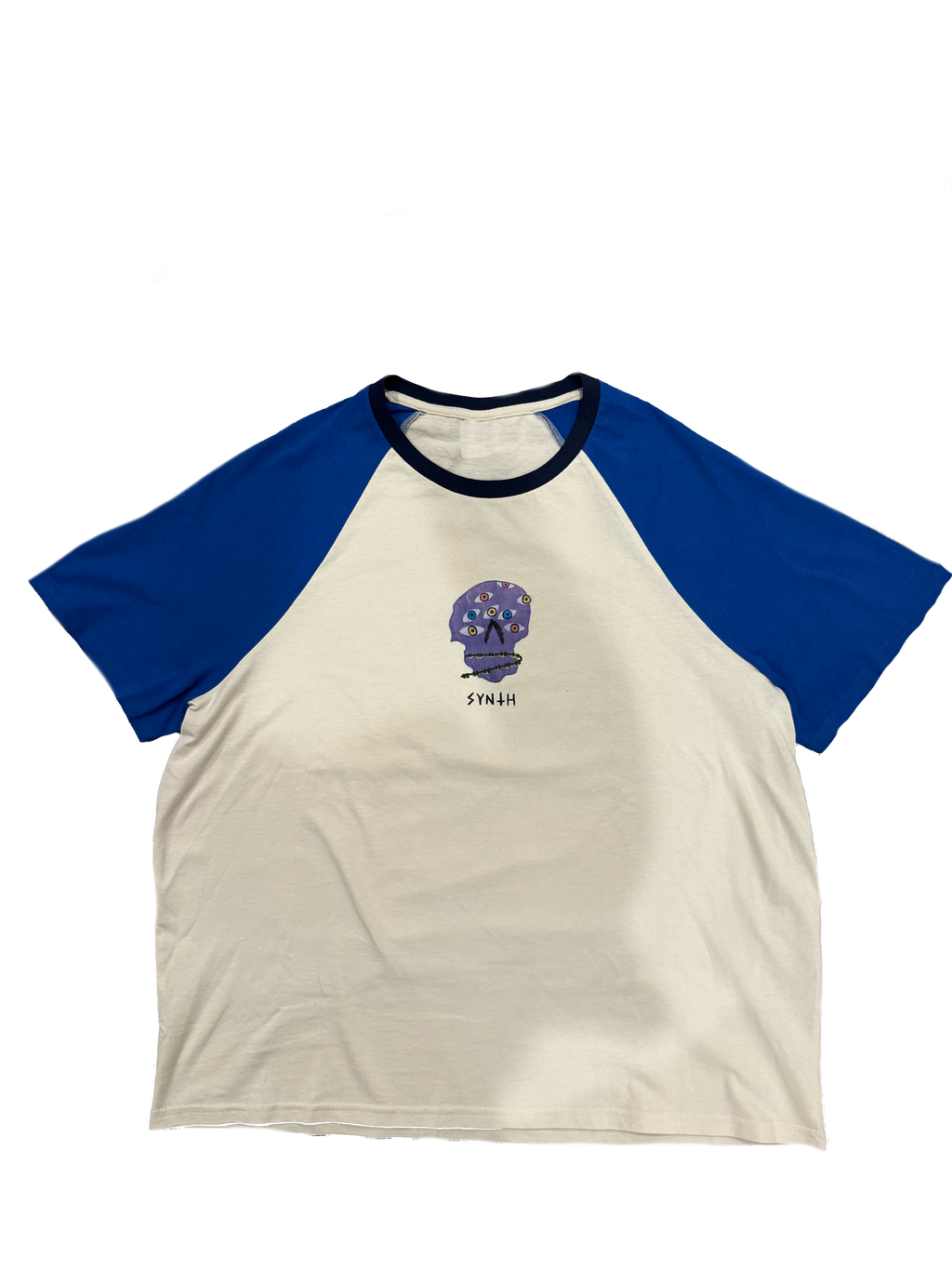 BRACEFACE CROPPED-RAGLAN UNISEX T-SHIRT