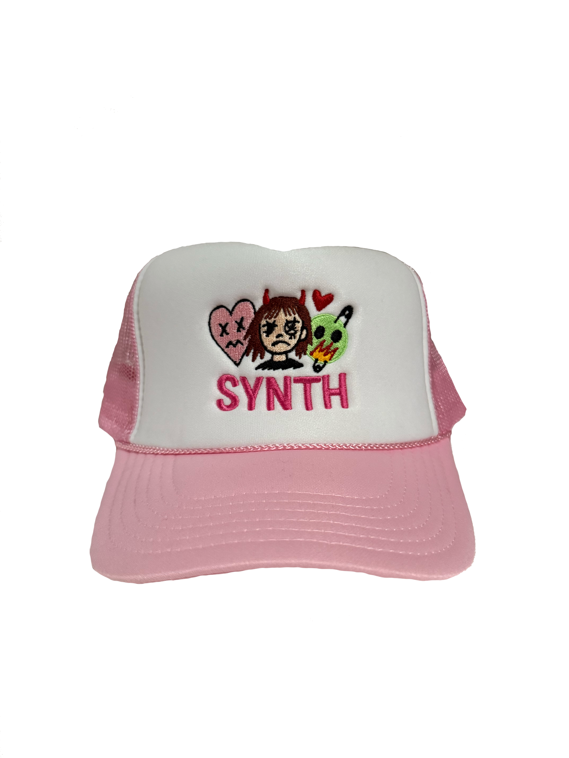 SYNTH FACES LOGO TRUCKER HAT