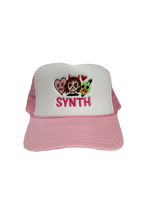 SYNTH FACES LOGO TRUCKER HAT
