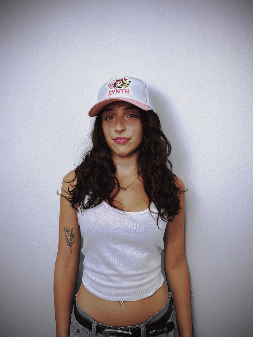 SYNTH FACES LOGO TRUCKER HAT