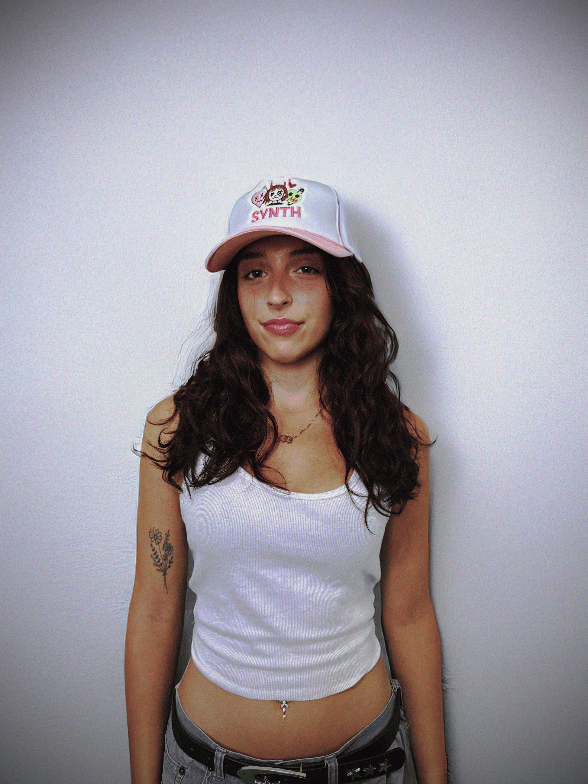 SYNTH FACES LOGO TRUCKER HAT