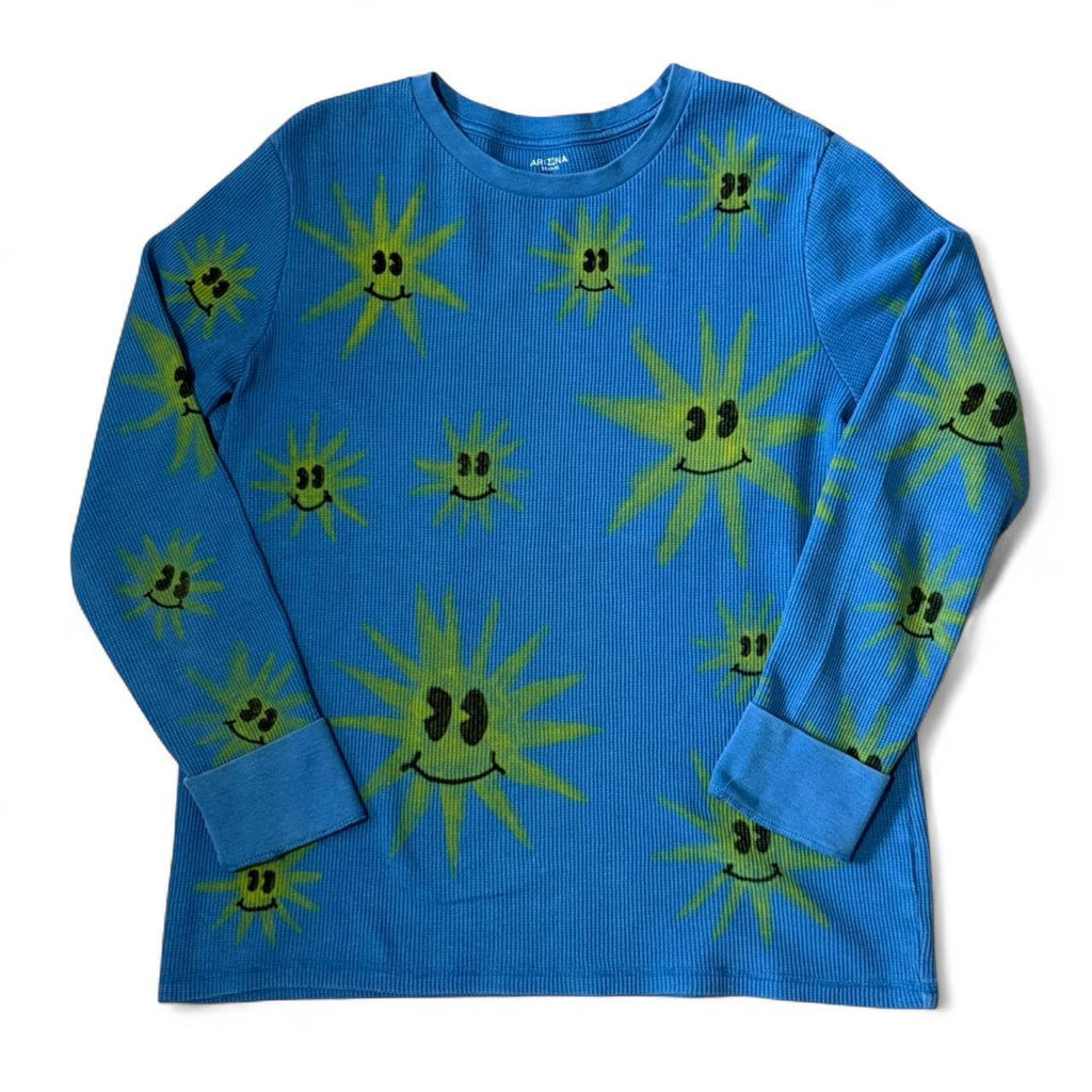 SUNNY WAFFLE-KNIT THERMAL SHIRT