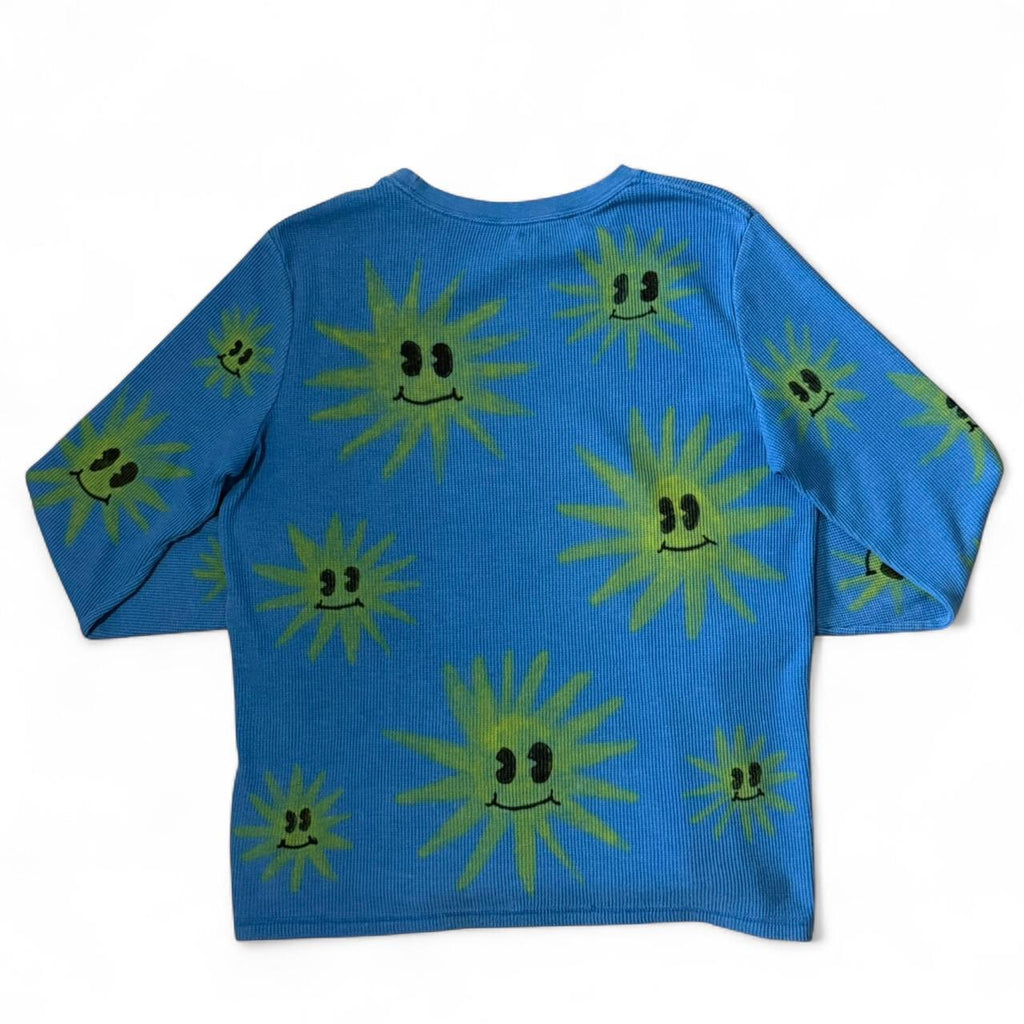 SUNNY WAFFLE-KNIT THERMAL SHIRT